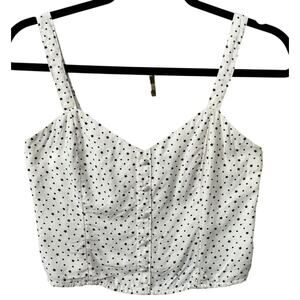 Abercrombie & Fitch Women's Size S Babydoll Tank Top Stars Y2K Boho Cottagecore